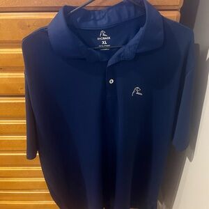 Rhoback Blue Polo Shirt Classic Design